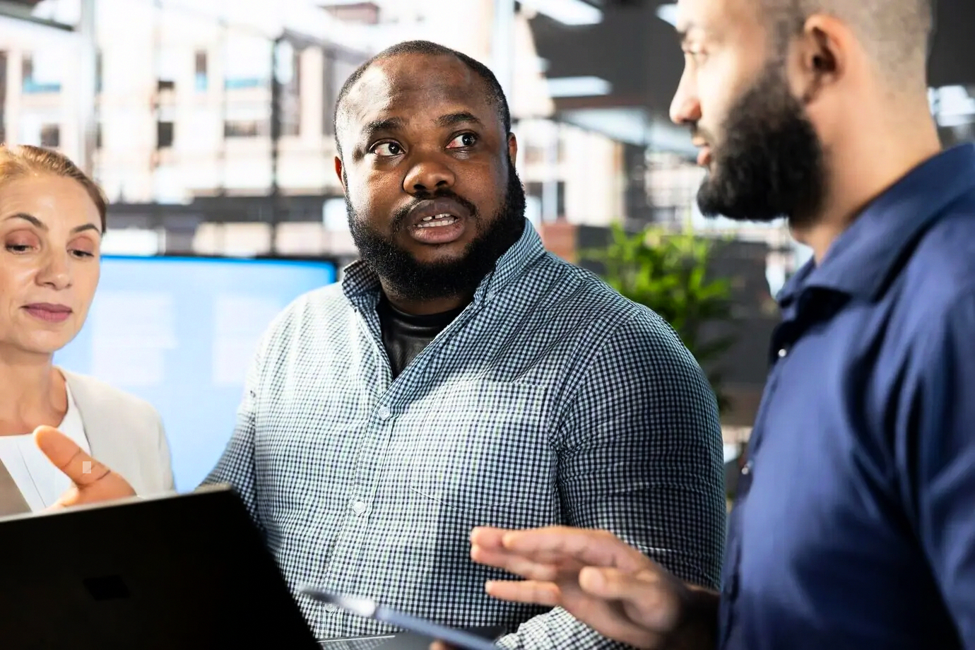 Team planning next steps for treasury processes and cash flow management setup for mid-sized businesses